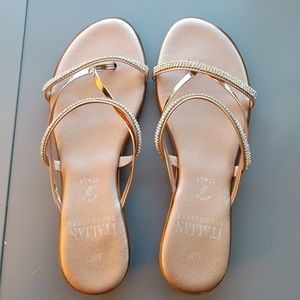 Italian Shoemaker -Rose Gold Sandals